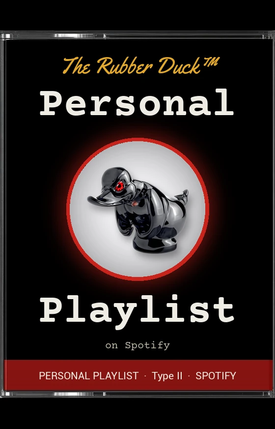 Cassette face for The Rubber Duck Personal Playlist